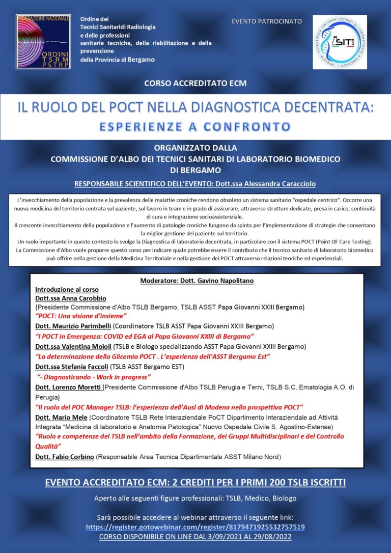 Il ruolo del POCT nella diagnostica decentrata: esperienze a confronto